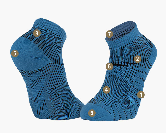 Socks RUN ELITE indigo